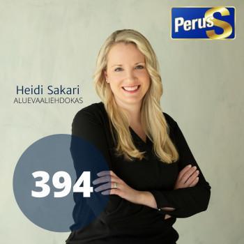Heidi Sakarin ehdokaskuva.