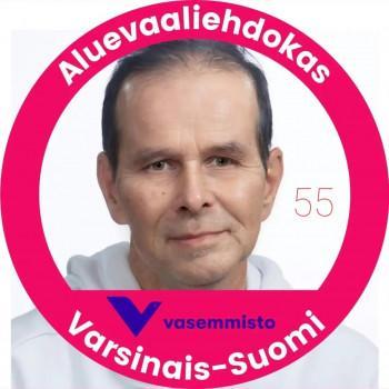 Juha Laaksosen ehdokaskuva.